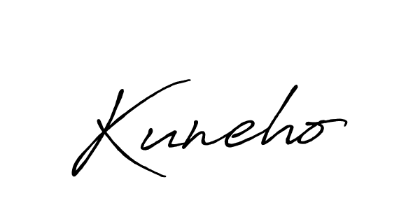 How to make Kuneho signature? Antro_Vectra_Bolder is a professional autograph style. Create handwritten signature for Kuneho name. Kuneho signature style 7 images and pictures png