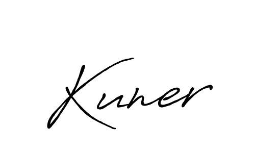 It looks lik you need a new signature style for name Kuner. Design unique handwritten (Antro_Vectra_Bolder) signature with our free signature maker in just a few clicks. Kuner signature style 7 images and pictures png