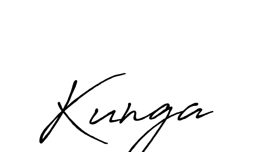 Best and Professional Signature Style for Kunga. Antro_Vectra_Bolder Best Signature Style Collection. Kunga signature style 7 images and pictures png