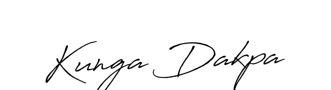 if you are searching for the best signature style for your name Kunga Dakpa. so please give up your signature search. here we have designed multiple signature styles  using Antro_Vectra_Bolder. Kunga Dakpa signature style 7 images and pictures png