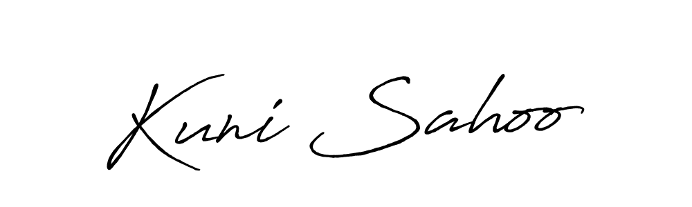 You should practise on your own different ways (Antro_Vectra_Bolder) to write your name (Kuni Sahoo) in signature. don't let someone else do it for you. Kuni Sahoo signature style 7 images and pictures png