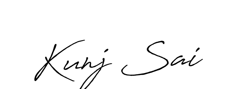 Once you've used our free online signature maker to create your best signature Antro_Vectra_Bolder style, it's time to enjoy all of the benefits that Kunj Sai name signing documents. Kunj Sai signature style 7 images and pictures png