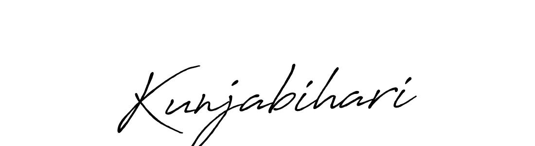 Similarly Antro_Vectra_Bolder is the best handwritten signature design. Signature creator online .You can use it as an online autograph creator for name Kunjabihari. Kunjabihari signature style 7 images and pictures png