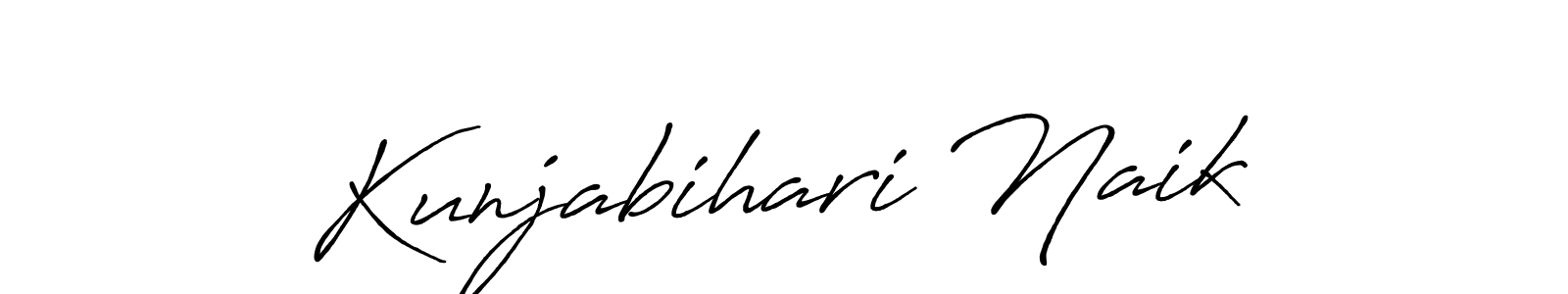 Make a short Kunjabihari Naik signature style. Manage your documents anywhere anytime using Antro_Vectra_Bolder. Create and add eSignatures, submit forms, share and send files easily. Kunjabihari Naik signature style 7 images and pictures png