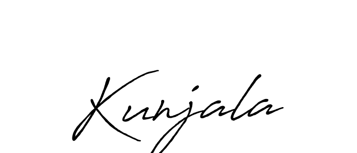 How to Draw Kunjala signature style? Antro_Vectra_Bolder is a latest design signature styles for name Kunjala. Kunjala signature style 7 images and pictures png