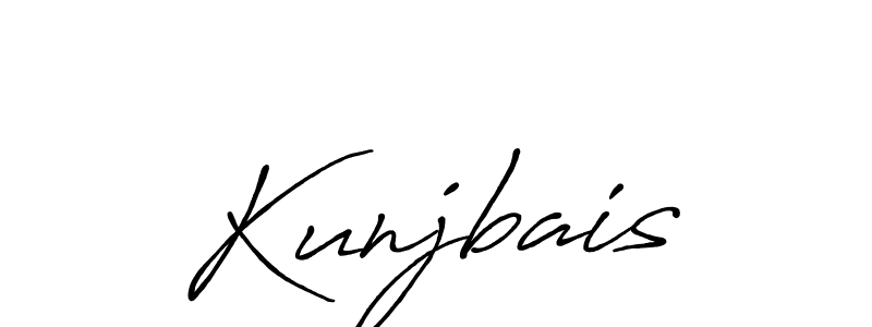 Here are the top 10 professional signature styles for the name Kunjbais. These are the best autograph styles you can use for your name. Kunjbais signature style 7 images and pictures png