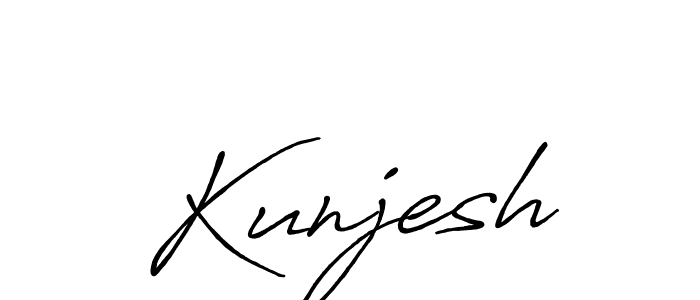 See photos of Kunjesh official signature by Spectra . Check more albums & portfolios. Read reviews & check more about Antro_Vectra_Bolder font. Kunjesh signature style 7 images and pictures png