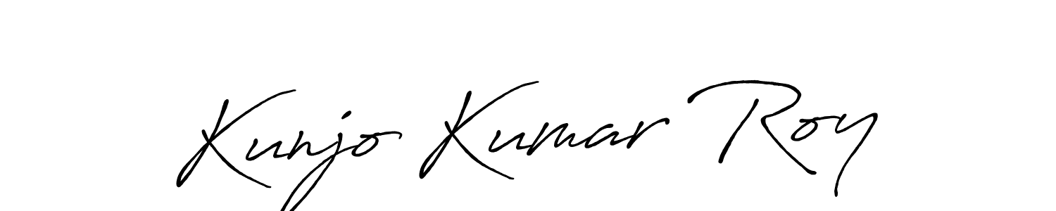 Also You can easily find your signature by using the search form. We will create Kunjo Kumar Roy name handwritten signature images for you free of cost using Antro_Vectra_Bolder sign style. Kunjo Kumar Roy signature style 7 images and pictures png