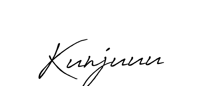 Make a beautiful signature design for name Kunjuuu. Use this online signature maker to create a handwritten signature for free. Kunjuuu signature style 7 images and pictures png