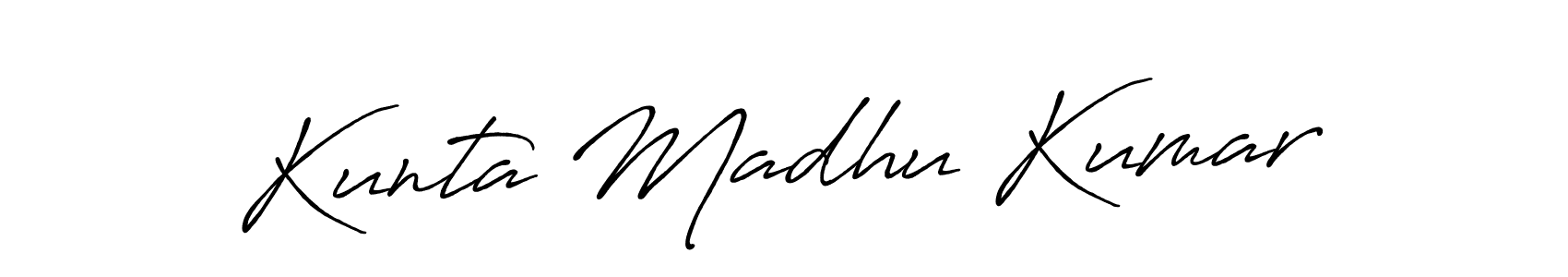 This is the best signature style for the Kunta Madhu Kumar name. Also you like these signature font (Antro_Vectra_Bolder). Mix name signature. Kunta Madhu Kumar signature style 7 images and pictures png