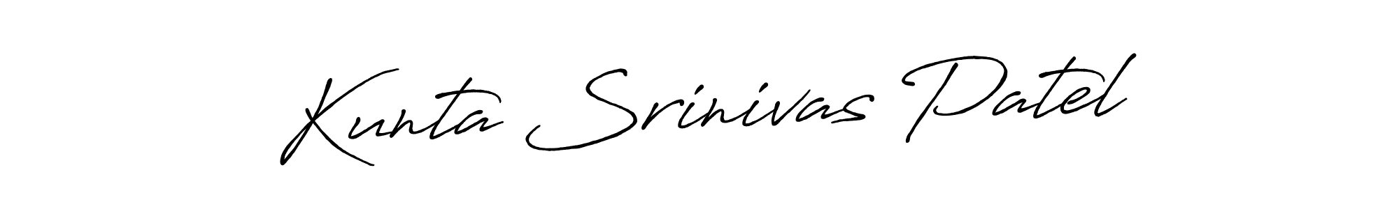 Kunta Srinivas Patel stylish signature style. Best Handwritten Sign (Antro_Vectra_Bolder) for my name. Handwritten Signature Collection Ideas for my name Kunta Srinivas Patel. Kunta Srinivas Patel signature style 7 images and pictures png