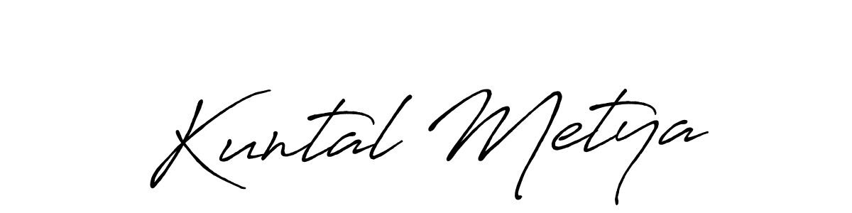 Also You can easily find your signature by using the search form. We will create Kuntal Metya name handwritten signature images for you free of cost using Antro_Vectra_Bolder sign style. Kuntal Metya signature style 7 images and pictures png