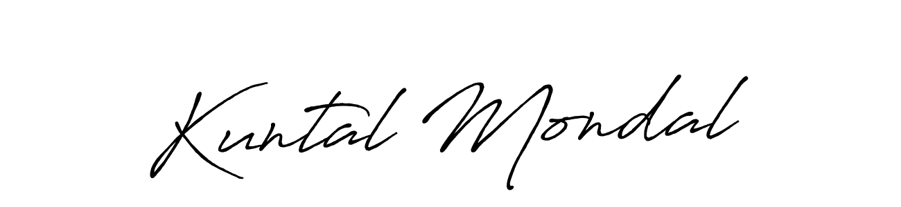 Also You can easily find your signature by using the search form. We will create Kuntal Mondal name handwritten signature images for you free of cost using Antro_Vectra_Bolder sign style. Kuntal Mondal signature style 7 images and pictures png