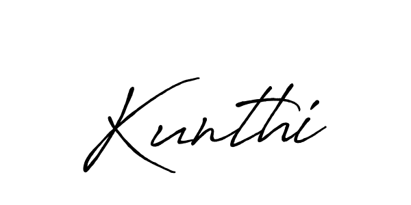 Also You can easily find your signature by using the search form. We will create Kunthi name handwritten signature images for you free of cost using Antro_Vectra_Bolder sign style. Kunthi signature style 7 images and pictures png