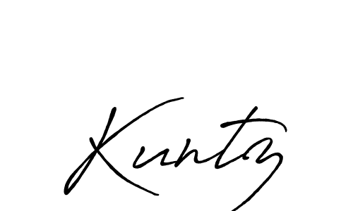 Also we have Kuntz name is the best signature style. Create professional handwritten signature collection using Antro_Vectra_Bolder autograph style. Kuntz signature style 7 images and pictures png
