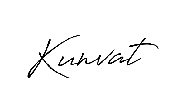 Similarly Antro_Vectra_Bolder is the best handwritten signature design. Signature creator online .You can use it as an online autograph creator for name Kunvat. Kunvat signature style 7 images and pictures png