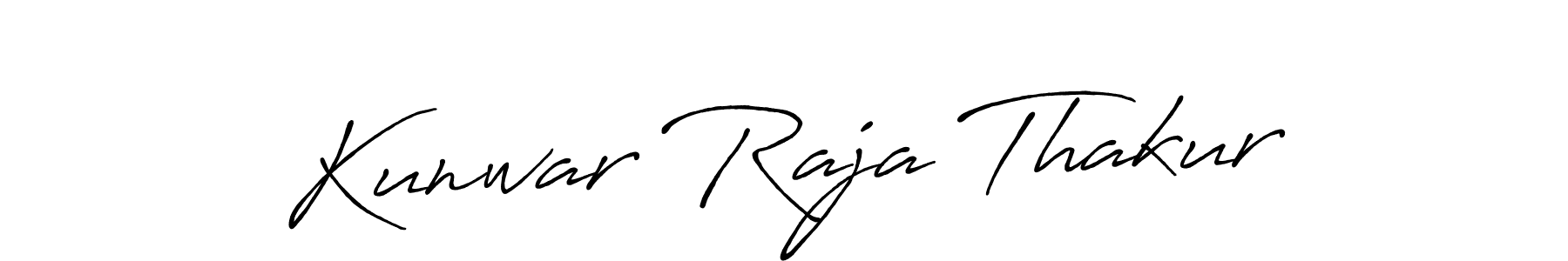 Make a short Kunwar Raja Thakur signature style. Manage your documents anywhere anytime using Antro_Vectra_Bolder. Create and add eSignatures, submit forms, share and send files easily. Kunwar Raja Thakur signature style 7 images and pictures png
