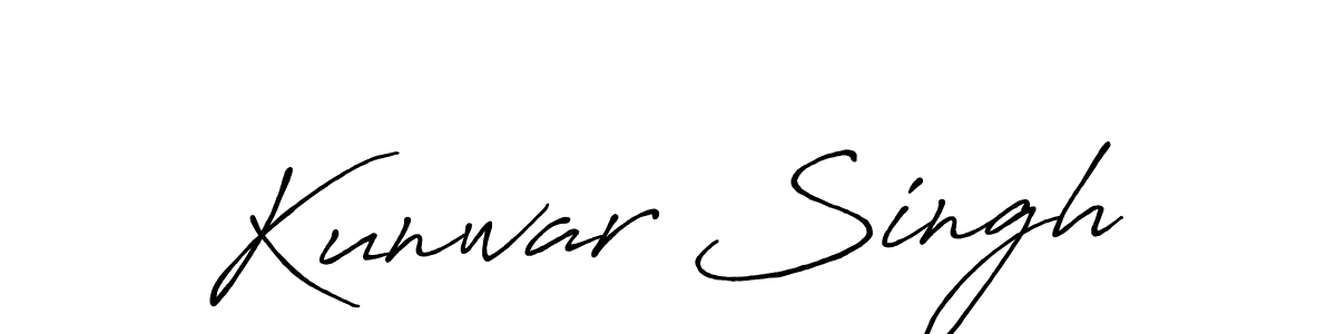 Make a beautiful signature design for name Kunwar Singh. Use this online signature maker to create a handwritten signature for free. Kunwar Singh signature style 7 images and pictures png