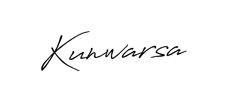 It looks lik you need a new signature style for name Kunwarsa. Design unique handwritten (Antro_Vectra_Bolder) signature with our free signature maker in just a few clicks. Kunwarsa signature style 7 images and pictures png