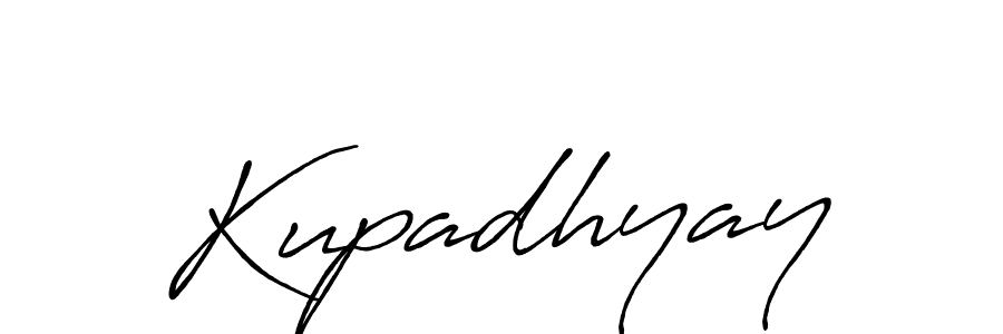 Make a short Kupadhyay signature style. Manage your documents anywhere anytime using Antro_Vectra_Bolder. Create and add eSignatures, submit forms, share and send files easily. Kupadhyay signature style 7 images and pictures png