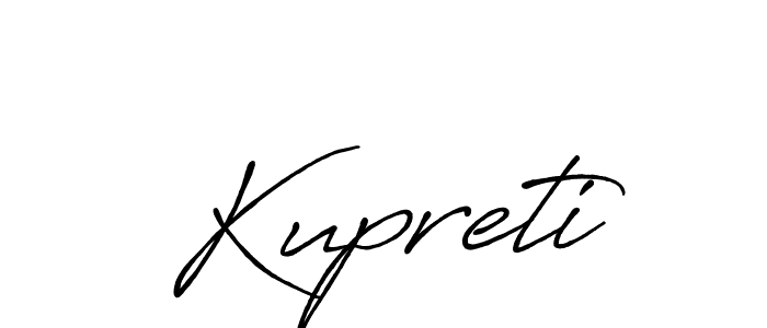 How to make Kupreti signature? Antro_Vectra_Bolder is a professional autograph style. Create handwritten signature for Kupreti name. Kupreti signature style 7 images and pictures png