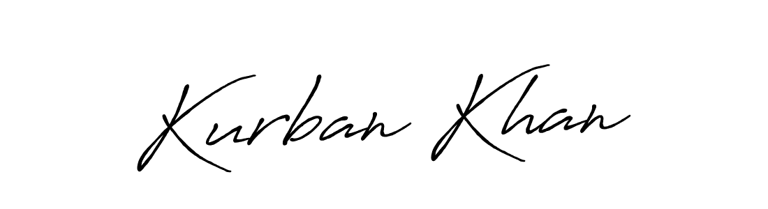 The best way (Antro_Vectra_Bolder) to make a short signature is to pick only two or three words in your name. The name Kurban Khan include a total of six letters. For converting this name. Kurban Khan signature style 7 images and pictures png