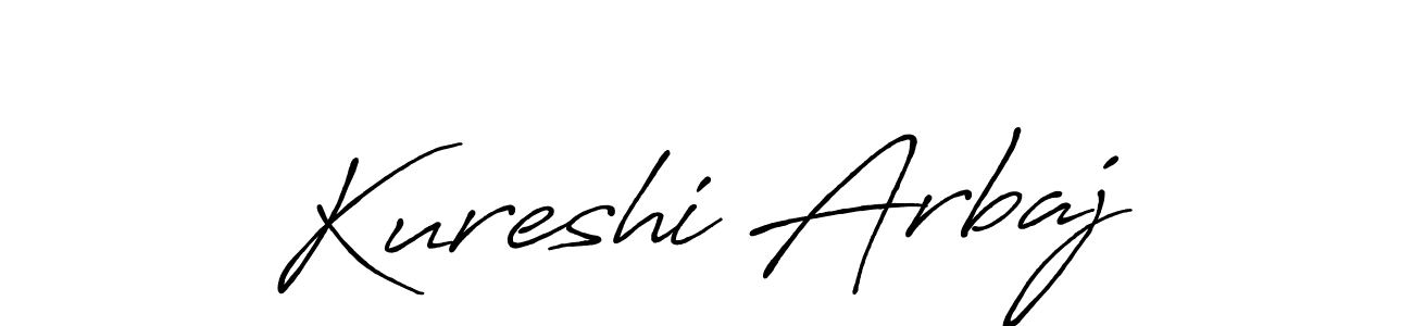 How to make Kureshi Arbaj signature? Antro_Vectra_Bolder is a professional autograph style. Create handwritten signature for Kureshi Arbaj name. Kureshi Arbaj signature style 7 images and pictures png