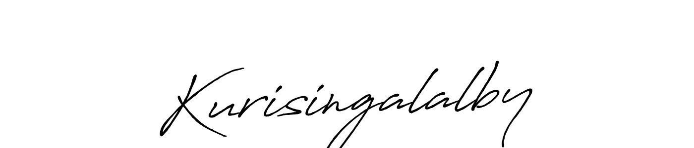 Create a beautiful signature design for name Kurisingalalby. With this signature (Antro_Vectra_Bolder) fonts, you can make a handwritten signature for free. Kurisingalalby signature style 7 images and pictures png