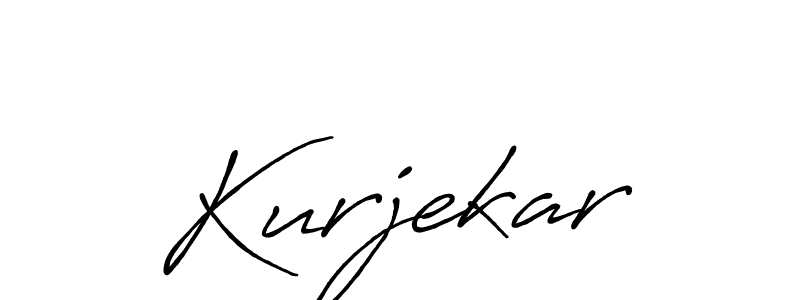 How to make Kurjekar name signature. Use Antro_Vectra_Bolder style for creating short signs online. This is the latest handwritten sign. Kurjekar signature style 7 images and pictures png