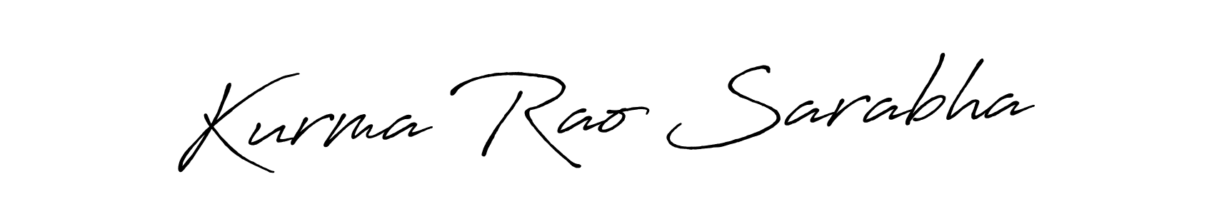 Kurma Rao Sarabha stylish signature style. Best Handwritten Sign (Antro_Vectra_Bolder) for my name. Handwritten Signature Collection Ideas for my name Kurma Rao Sarabha. Kurma Rao Sarabha signature style 7 images and pictures png
