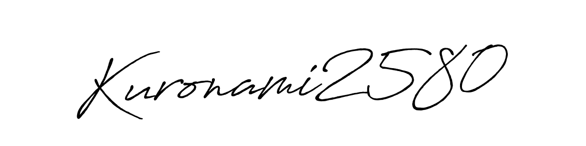 Kuronami2580 stylish signature style. Best Handwritten Sign (Antro_Vectra_Bolder) for my name. Handwritten Signature Collection Ideas for my name Kuronami2580. Kuronami2580 signature style 7 images and pictures png