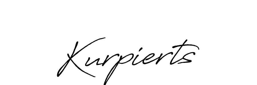 It looks lik you need a new signature style for name Kurpierts. Design unique handwritten (Antro_Vectra_Bolder) signature with our free signature maker in just a few clicks. Kurpierts signature style 7 images and pictures png