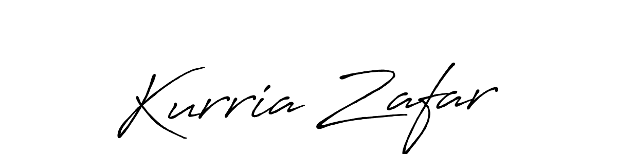 Make a short Kurria Zafar signature style. Manage your documents anywhere anytime using Antro_Vectra_Bolder. Create and add eSignatures, submit forms, share and send files easily. Kurria Zafar signature style 7 images and pictures png