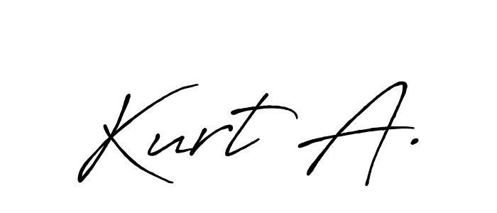 Antro_Vectra_Bolder is a professional signature style that is perfect for those who want to add a touch of class to their signature. It is also a great choice for those who want to make their signature more unique. Get Kurt A. name to fancy signature for free. Kurt A. signature style 7 images and pictures png