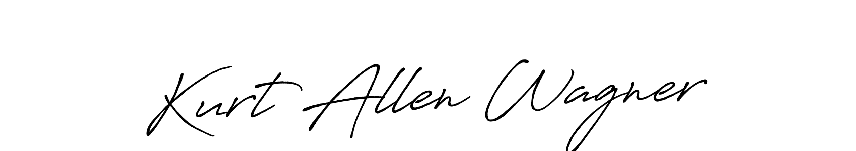 Design your own signature with our free online signature maker. With this signature software, you can create a handwritten (Antro_Vectra_Bolder) signature for name Kurt Allen Wagner. Kurt Allen Wagner signature style 7 images and pictures png