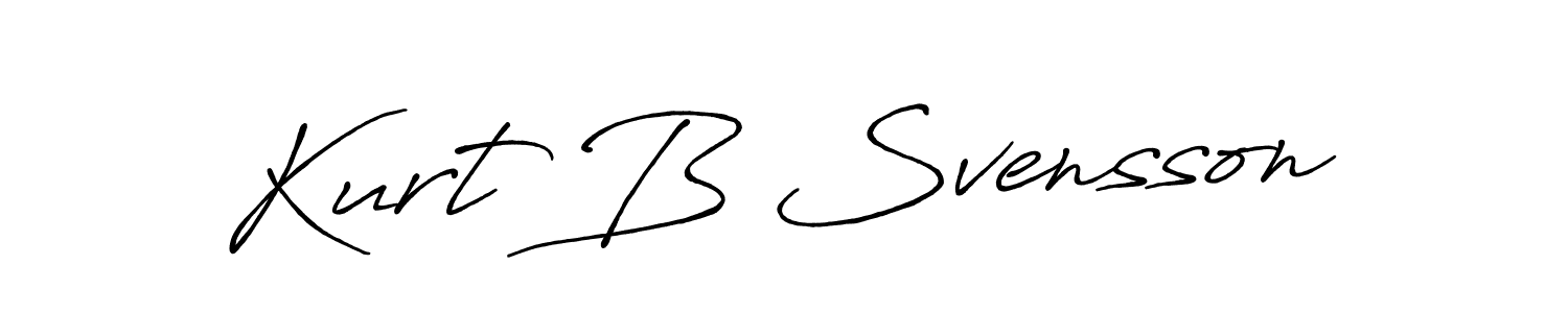 Also You can easily find your signature by using the search form. We will create Kurt B Svensson name handwritten signature images for you free of cost using Antro_Vectra_Bolder sign style. Kurt B Svensson signature style 7 images and pictures png