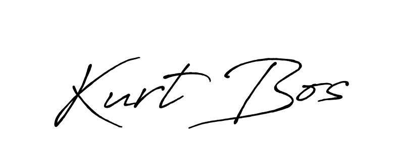 Create a beautiful signature design for name Kurt Bos. With this signature (Antro_Vectra_Bolder) fonts, you can make a handwritten signature for free. Kurt Bos signature style 7 images and pictures png