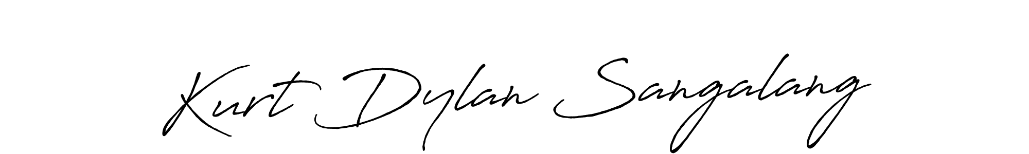 You can use this online signature creator to create a handwritten signature for the name Kurt Dylan Sangalang. This is the best online autograph maker. Kurt Dylan Sangalang signature style 7 images and pictures png