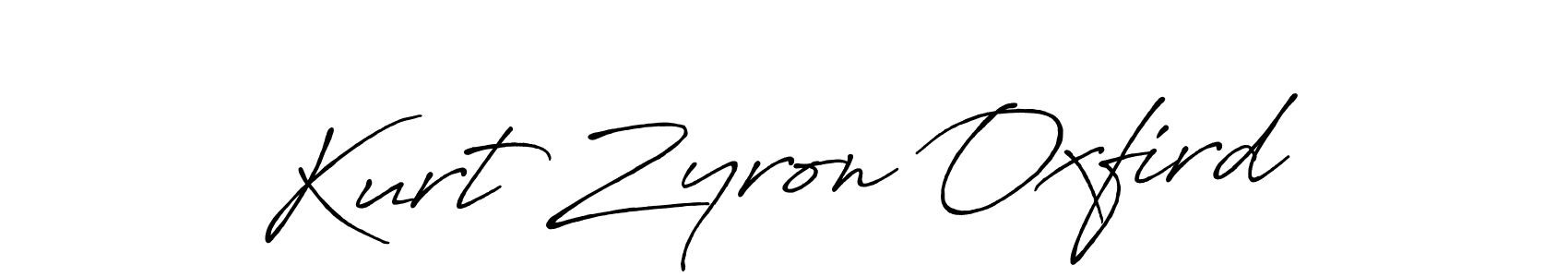 Create a beautiful signature design for name Kurt Zyron Oxfird. With this signature (Antro_Vectra_Bolder) fonts, you can make a handwritten signature for free. Kurt Zyron Oxfird signature style 7 images and pictures png