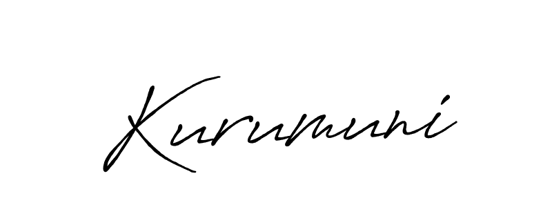 How to make Kurumuni name signature. Use Antro_Vectra_Bolder style for creating short signs online. This is the latest handwritten sign. Kurumuni signature style 7 images and pictures png