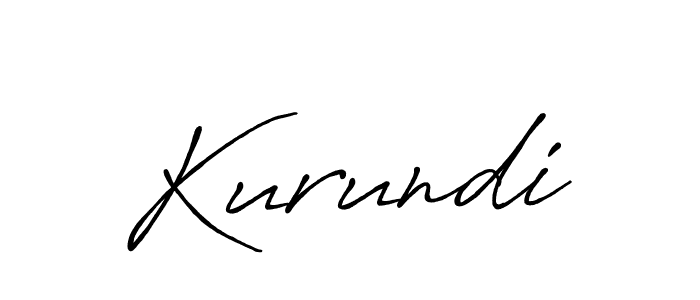 Use a signature maker to create a handwritten signature online. With this signature software, you can design (Antro_Vectra_Bolder) your own signature for name Kurundi. Kurundi signature style 7 images and pictures png