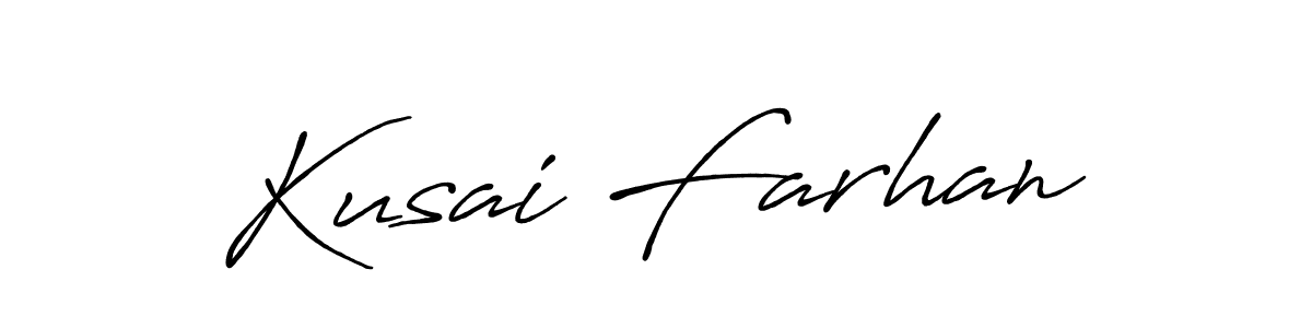 It looks lik you need a new signature style for name Kusai Farhan. Design unique handwritten (Antro_Vectra_Bolder) signature with our free signature maker in just a few clicks. Kusai Farhan signature style 7 images and pictures png