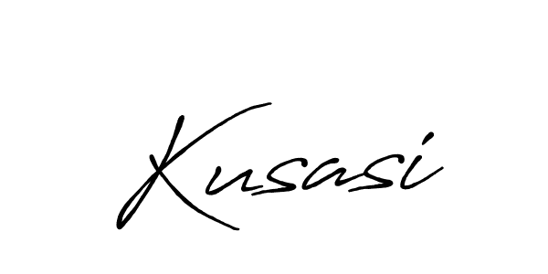 Use a signature maker to create a handwritten signature online. With this signature software, you can design (Antro_Vectra_Bolder) your own signature for name Kusasi. Kusasi signature style 7 images and pictures png