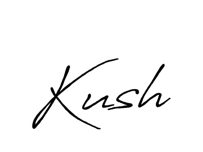 Design your own signature with our free online signature maker. With this signature software, you can create a handwritten (Antro_Vectra_Bolder) signature for name Kush. Kush signature style 7 images and pictures png