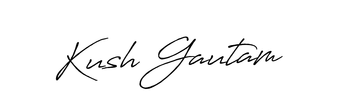 Make a beautiful signature design for name Kush Gautam. Use this online signature maker to create a handwritten signature for free. Kush Gautam signature style 7 images and pictures png