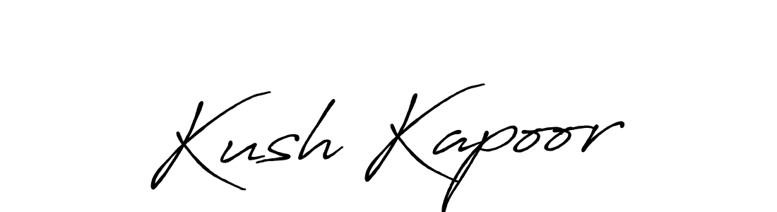 You should practise on your own different ways (Antro_Vectra_Bolder) to write your name (Kush Kapoor) in signature. don't let someone else do it for you. Kush Kapoor signature style 7 images and pictures png