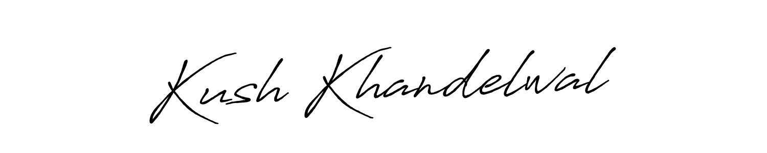 Also You can easily find your signature by using the search form. We will create Kush Khandelwal name handwritten signature images for you free of cost using Antro_Vectra_Bolder sign style. Kush Khandelwal signature style 7 images and pictures png