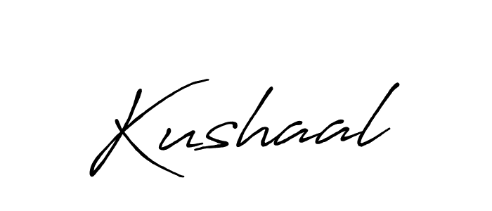 How to make Kushaal name signature. Use Antro_Vectra_Bolder style for creating short signs online. This is the latest handwritten sign. Kushaal signature style 7 images and pictures png