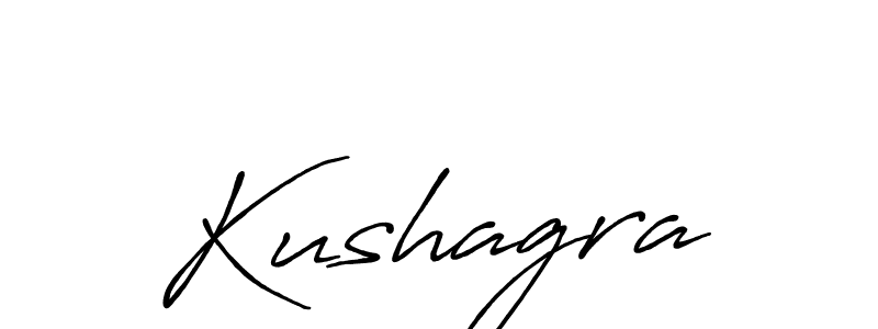 The best way (Antro_Vectra_Bolder) to make a short signature is to pick only two or three words in your name. The name Kushagra include a total of six letters. For converting this name. Kushagra signature style 7 images and pictures png