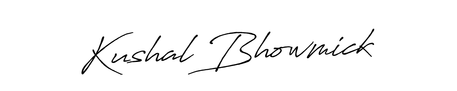 The best way (Antro_Vectra_Bolder) to make a short signature is to pick only two or three words in your name. The name Kushal Bhowmick include a total of six letters. For converting this name. Kushal Bhowmick signature style 7 images and pictures png